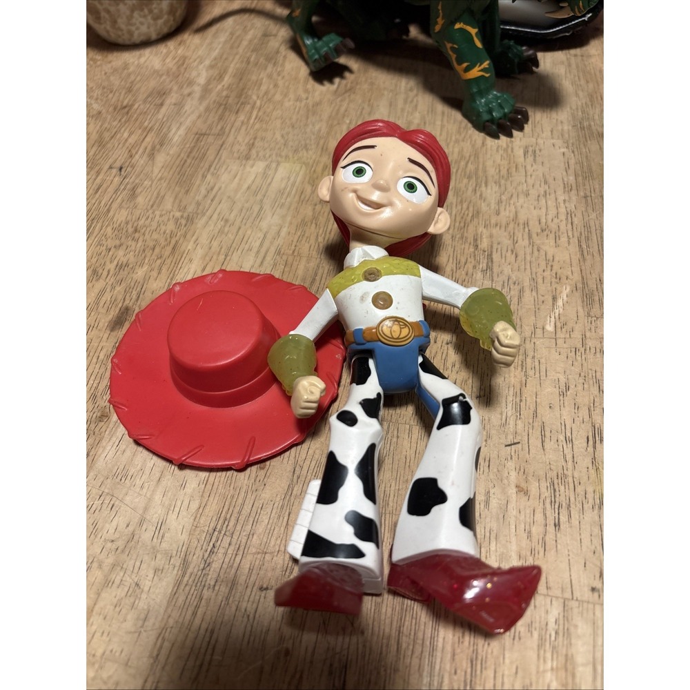 Disney Pixar Toy Story Jessie Action Figure 2012 Mattel Cowgirl Toy Red Hat